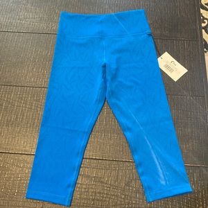 Zyia Royal blue light n tight hi-rise crop legging